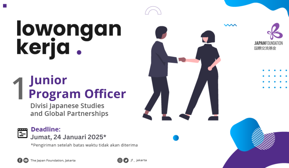 Lowongan Kerja JF Jakarta (Junior Program Officer)