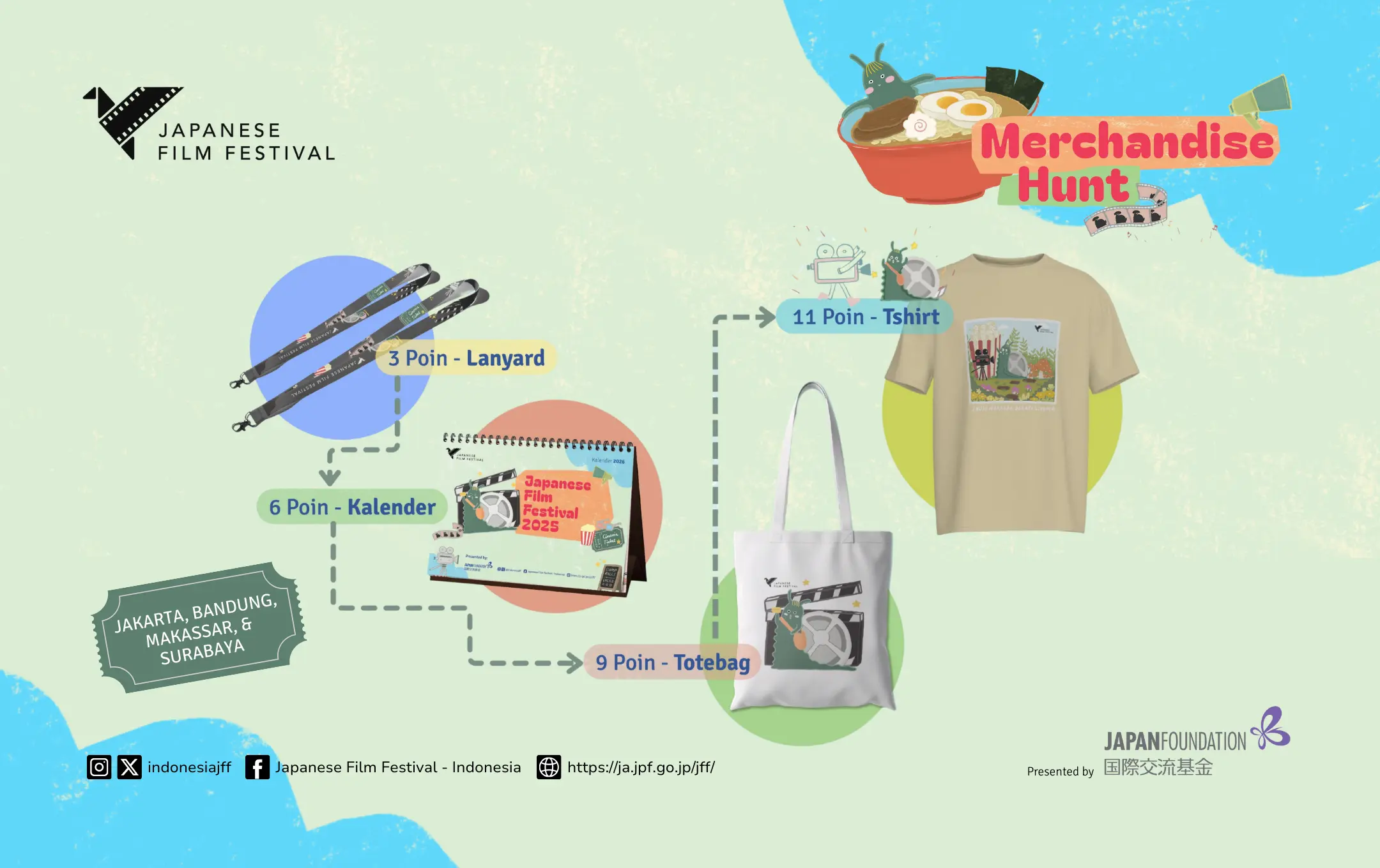 Merchandise Hunt JKT, BDG, MKS, SBY